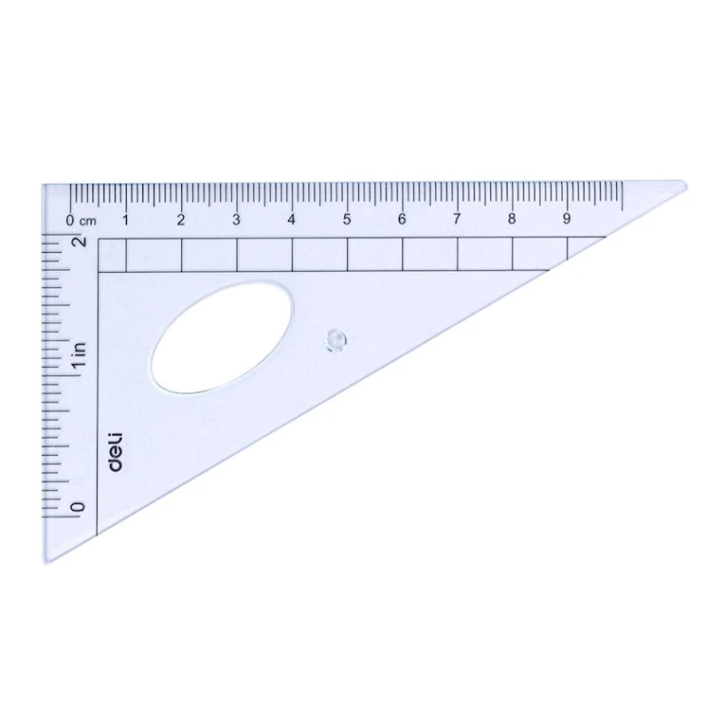 Набор линеек Deli 9597, 4 шт, прозрачный