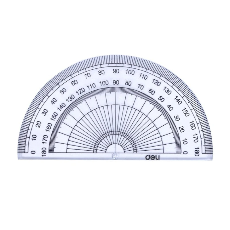 Набор линеек Deli 9597, 4 шт, прозрачный