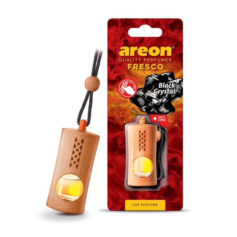 Ароматизатор Areon Fresco Premiun New Black Crystal FG01, фигурка, подвесной, 4 мл