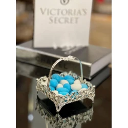 Менажница AA-ES-015, серебристая, 11х11х12 см Менажница AA-ES-015, серебристая, 11х11х12 см