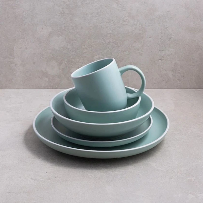 Тарелка Ardesto Cremona AR2919BC, керамика, голубая, 19 см Тарелка Ardesto Cremona AR2919BC, керамика, голубая, 19 см