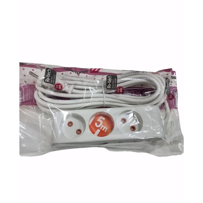 Удлинитель Mutlusan MU5M 5 м, 3-розеточный Удлинитель Mutlusan MU5M 5 м, 3-розеточный