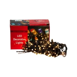 Светодиодная гирлянда, 100, желтая лампа
