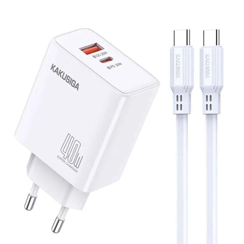 Сетевое зарядное устройство Kakusiga KSC-937 White