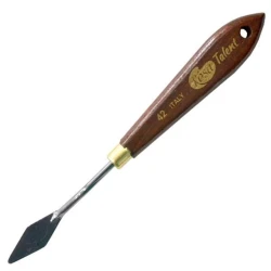 Мастихин Rosa Talent Classic, нержавеющая сталь/дерево, ромб мини, 3.5 см, № 42