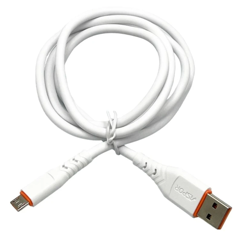 Кабель Aspor A-125 USB to microUSB White Кабель Aspor A-125 USB to microUSB White