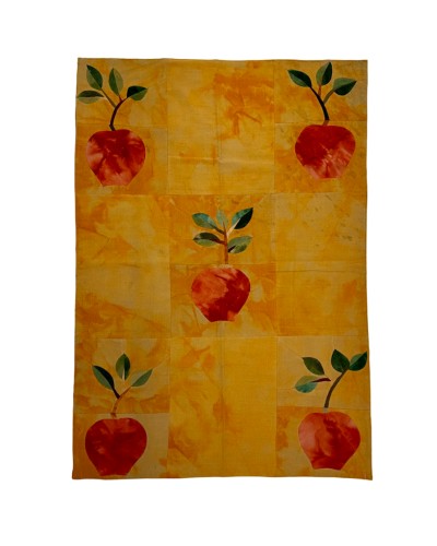 Əl işi kilim xalça Natural halı ELX09, 114х161 sm, pambıq, sarı