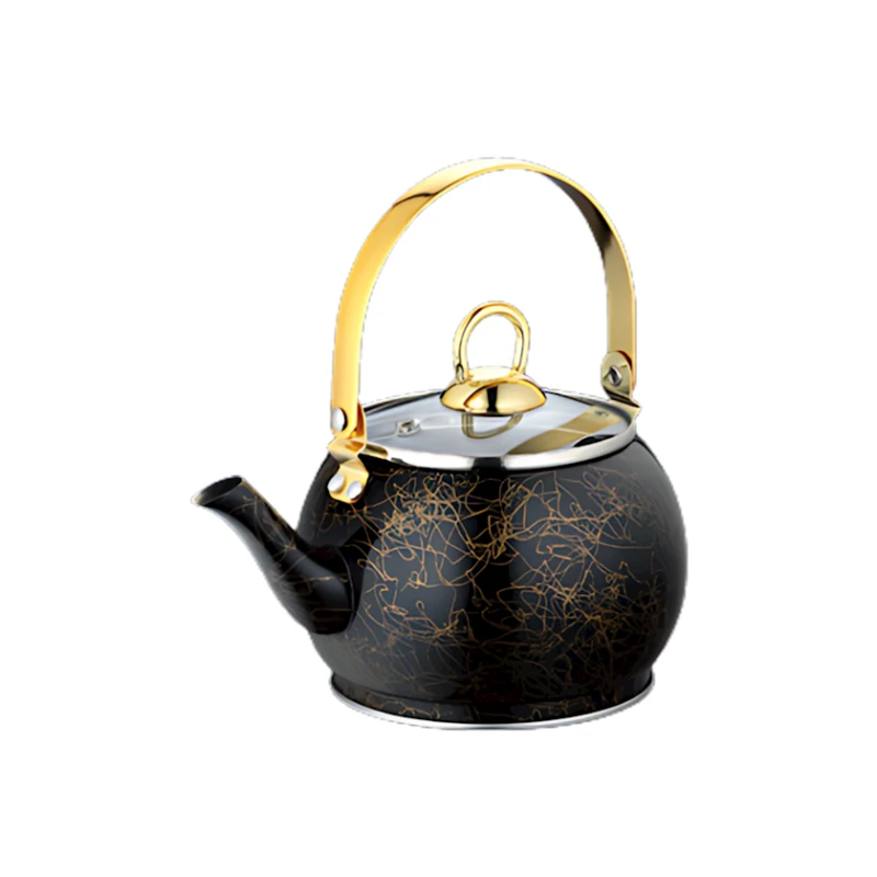 Чайник Vicalina VL-9382, нержавеющая сталь, черный, 2.5 л