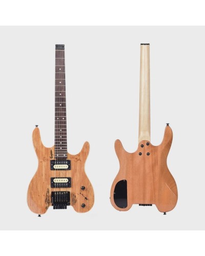 Elektrik gitara Kaysen K-S10, mahogany/ağcaqayın, ağcaqayın boyun, HH alın, 24 tələb - K-S10