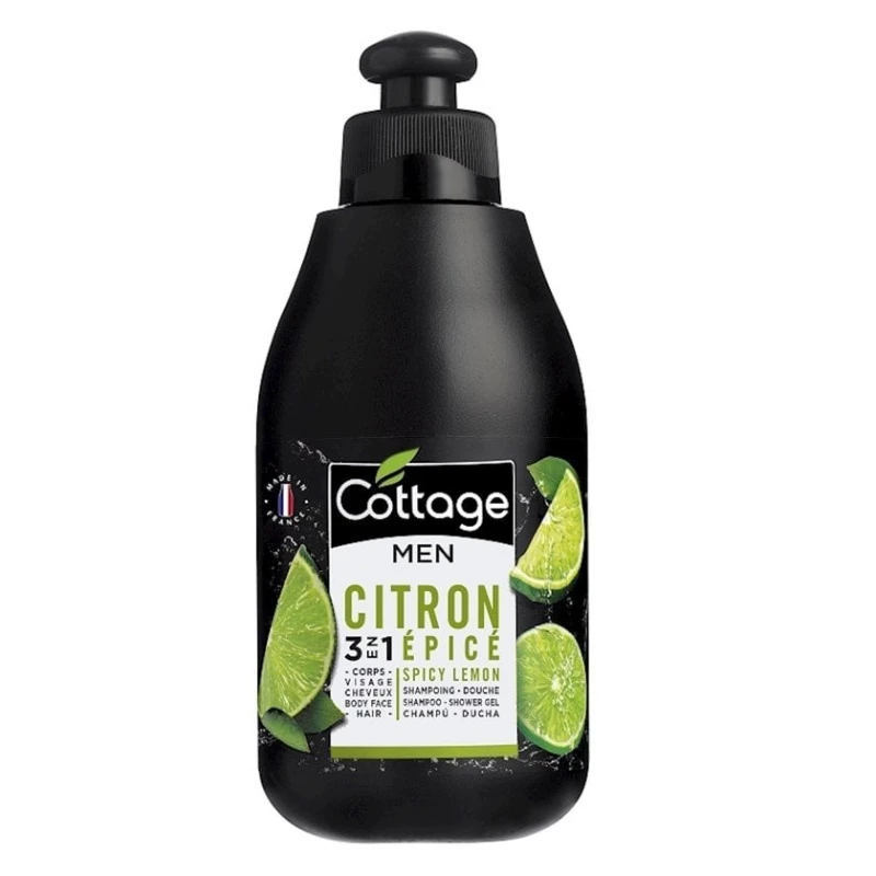 Duş geli və şampun Cottage 3-də1 Ətirli laym 250 ml