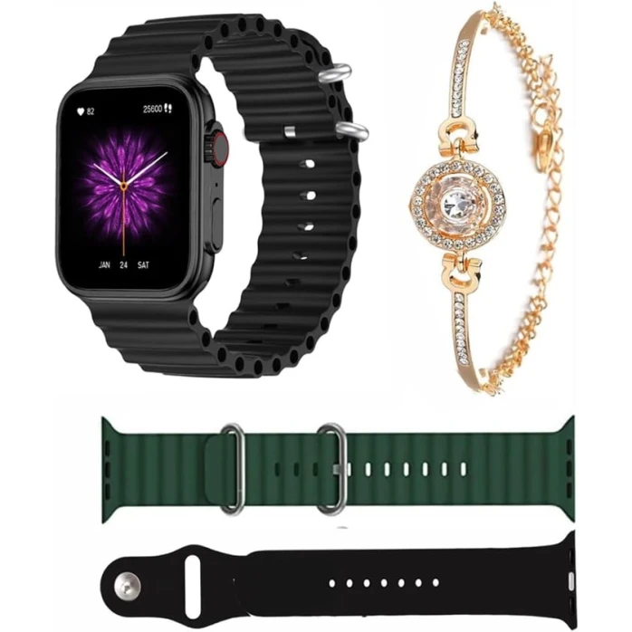 Ağıllı saat Modio U10 Ultra Mini Black