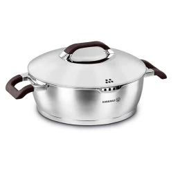 Сотейник Korkmaz Esta A1054, 3.6 л, серебристый