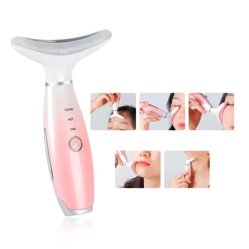 Прибор для ухода за лицом AM-8003, розовый