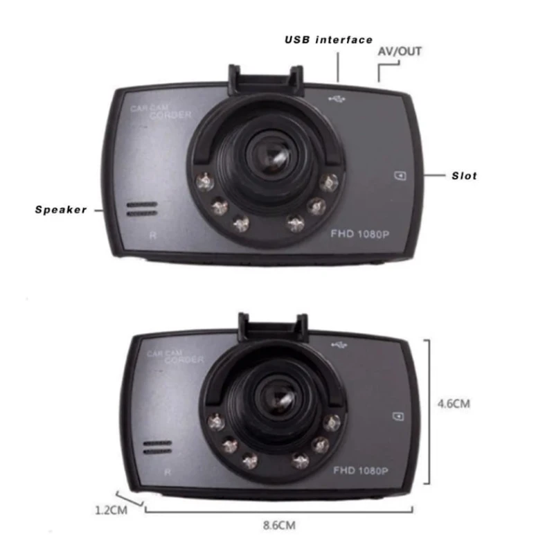 Видеорегистратор G30 Recorder DVR Dash Camera Full HD 1080P