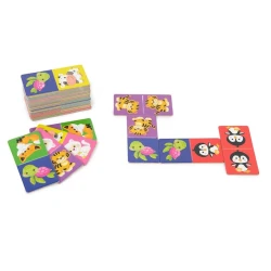 Домино Десятое Королевство Baby Toys, 3+ лет, картон, 28 деталей Домино Десятое Королевство Baby Toys, 3+ лет, картон, 28 деталей