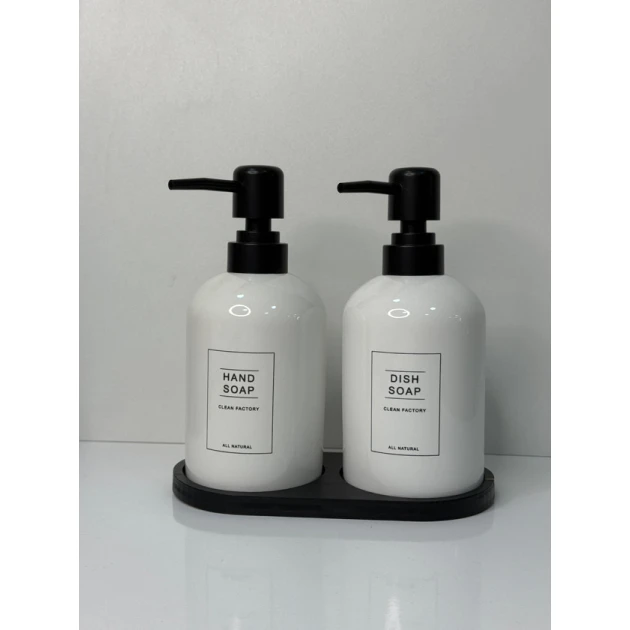 Дозатор для мыла 269-17, белый, 2 шт