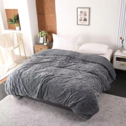 Одеяло MiraNova LQ-072, 210x230 см, бамбук, серое