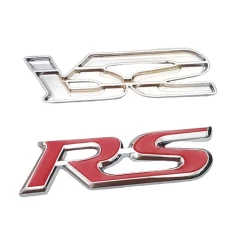 Логотип Custom Metal Car Sticker RS