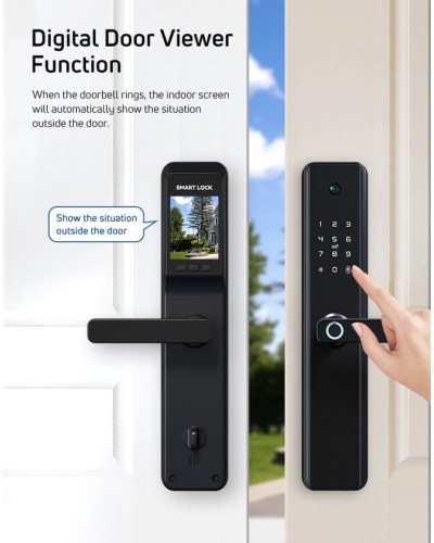 Qapı kilidi Tuya Smart MYQ-iLock K1 Pro WI-Fi
