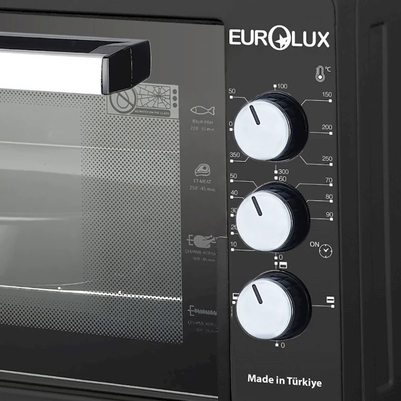 Электродуховка Eurolux EU-EO3213EB-45LDG Black Электродуховка Eurolux EU-EO3213EB-45LDG Black