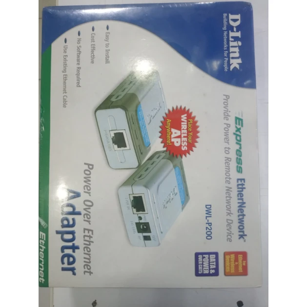 Ethernet üzərindən güc adapteri D-Link DWL-P200 Ethernet üzərindən güc adapteri D-Link DWL-P200