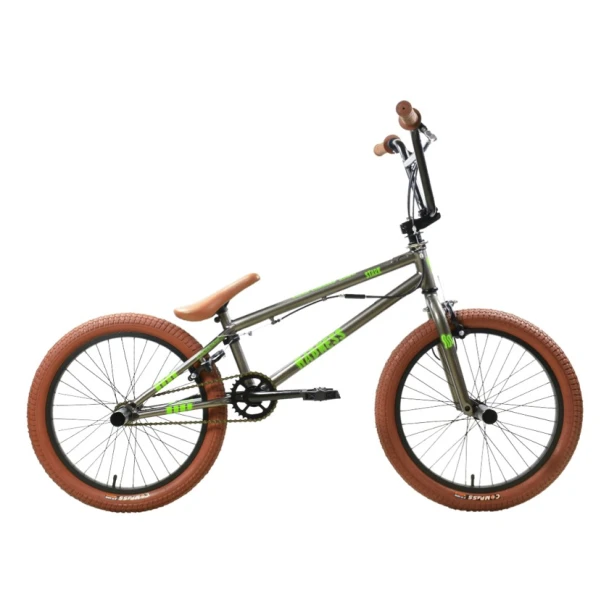 Велосипед Stark Madness BMX 2, зеленый/коричневый, 20