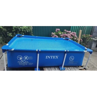 Надувной бассейн Intex H282025272NP, синий, 300x200x75 см, 3834 л Надувной бассейн Intex H282025272NP, синий, 300x200x75 см, 3834 л