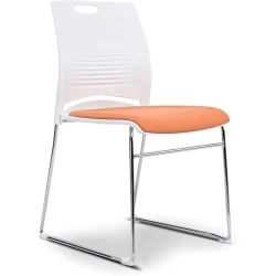 Офисное кресло ERZ 1001, пластик/металл, оранжевое, до 100 кг