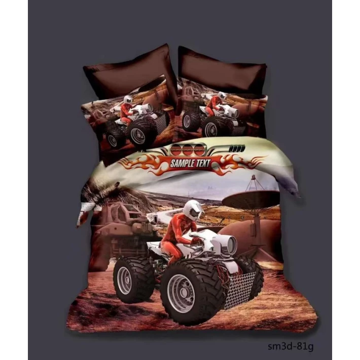 Комплект детского постельного белья MiraNova SF-479, пододеяльник 160х220 см, простыня 160х220 см, наволочки 50х70 см, разноцветный