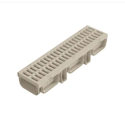 Drenaj kanalı LuxWares, 130x95x500 mm, plastik, ağ