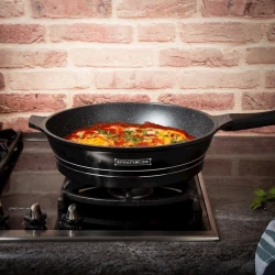 Набор посуды Royalty Line RL ES2014M Black, алюминий/керамика/нержавеющая сталь, 14 предметов