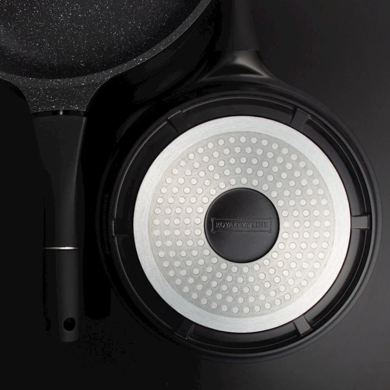 Набор посуды Royalty Line RL ES2014M Black, алюминий/керамика/нержавеющая сталь, 14 предметов Набор посуды Royalty Line RL ES2014M Black, алюминий/керамика/нержавеющая сталь, 14 предметов