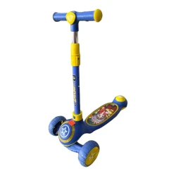 Детский самокат smr838, синий/желтый