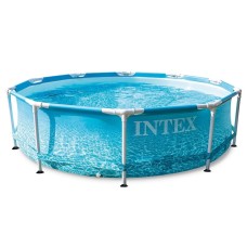 Karkas hovuz Intex 28208 Beachside Metal Frame 305х76 sm, 4485 l, filtr nasos 1250 l/saat
