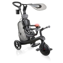 Üçtəkərli velosiped Globber Explorer Trike 4 in 1 Black/Grey