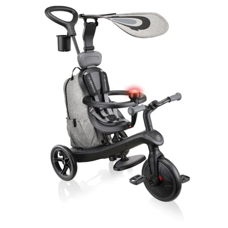 Трехколесный велосипед Globber Explorer Trike 4 in 1 Black/Grey