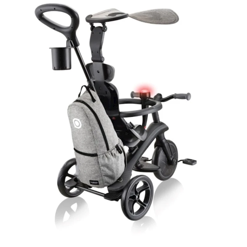 Трехколесный велосипед Globber Explorer Trike 4 in 1 Black/Grey
