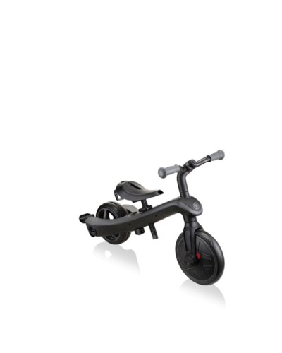 Üçtəkərli velosiped Globber Explorer Trike 4 in 1 Black/Grey