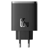 Зарядное устройство Baseus Cube Pro 65W 2xUSB-C + USB Черный Зарядное устройство Baseus Cube Pro 65W 2xUSB-C + USB Черный