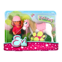 Игровой набор Simba Evi Love Evis Pony, кукла с пони, пластик, в ассортименте