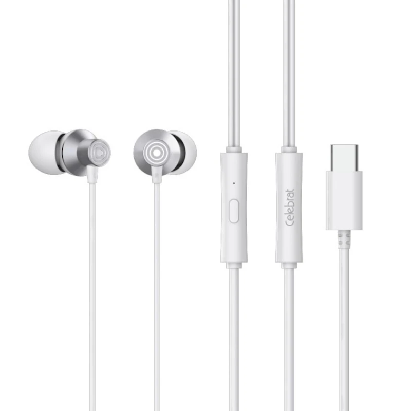 Simli qulaqlıqlar Celebrat D15 White