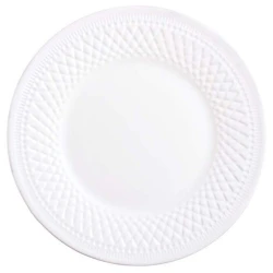 Boşqab Porcelaire SF-206, dairəvi, şüşə keramika, ağ, 22 sm