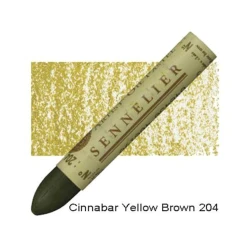 Масляная пастель Sennelier, 204 Cinnabar Yellow Brown