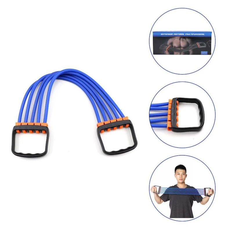 Эспандер плечевой 3971702825, синий/оранжевый/черный