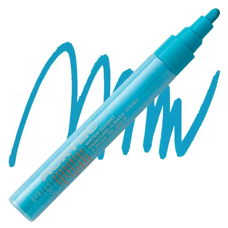 Акриловый маркер Montana Acrylic Fine Marker, 100% Cyan