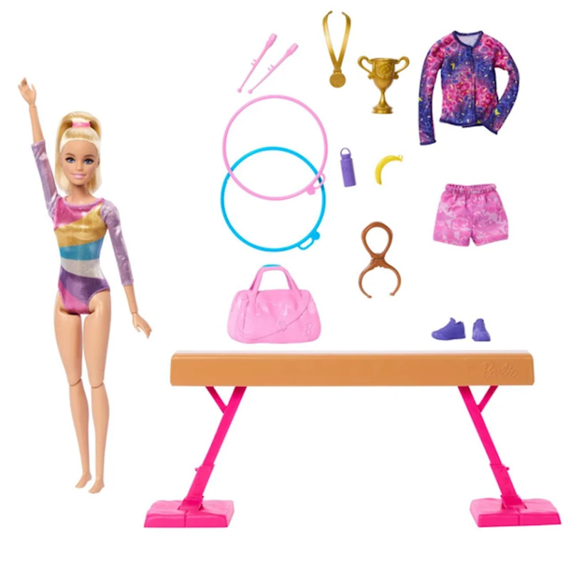 Игровой набор Mattel Barbie You Can Be Anything Gymnastics HRG52, 3+ лет