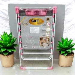 Сушилка для белья Cıngıllıoğlu CC-310, металл, розовая, 106x59x25.5 см Сушилка для белья Cıngıllıoğlu CC-310, металл, розовая, 106x59x25.5 см