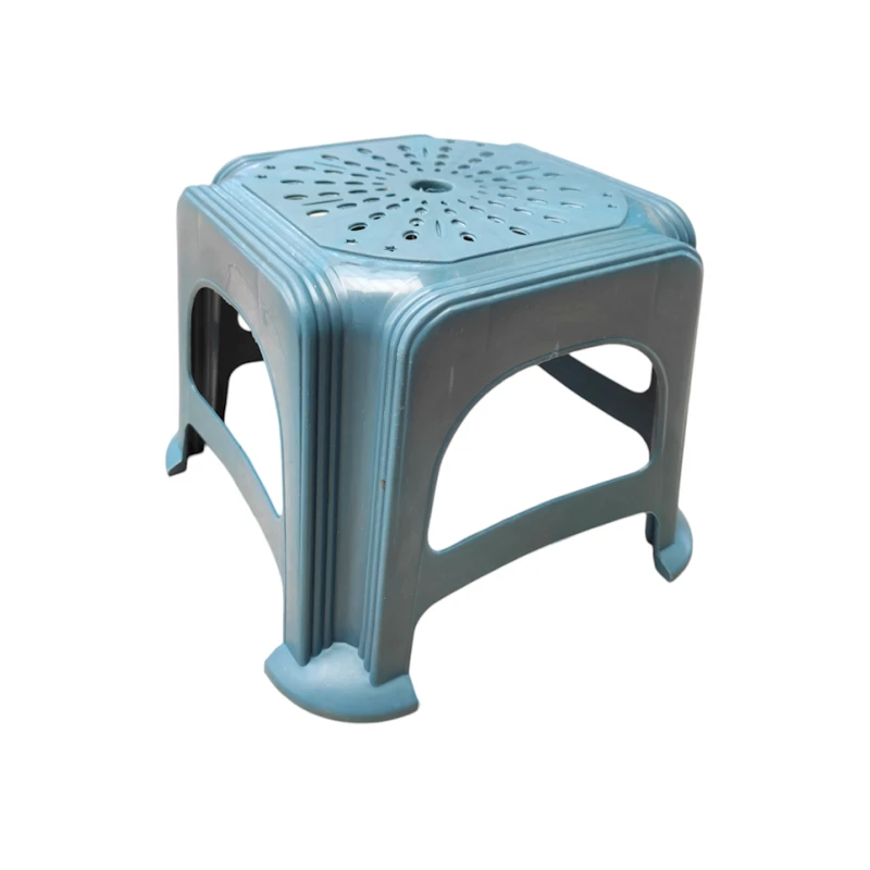 Табуретка 25x22 см, пластик, серая Табуретка 25x22 см, пластик, серая