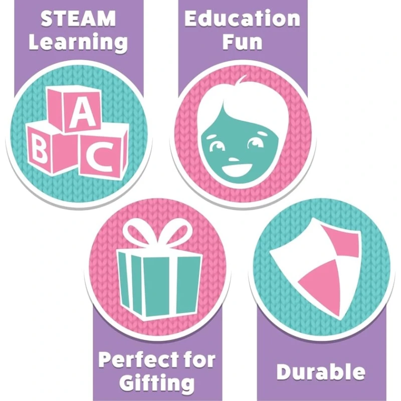 Toxuma üçün dəst Wilton Bradley plastik, rəngbərəng, 8+ yaş Toxuma üçün dəst Wilton Bradley plastik, rəngbərəng, 8+ yaş