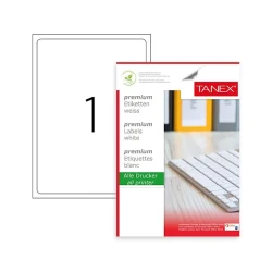 Этикетка самоклеющиеся Tanex 210x297 мм